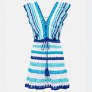 Anna Kosturova Melissa crocheted minidress